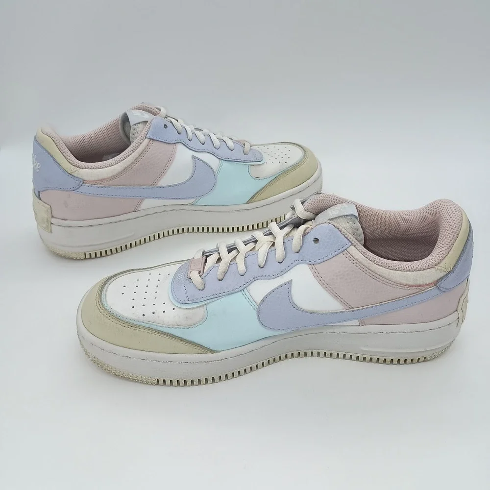 Nike Air Force 1 Low Shadow Multicolor Sneakers Womens 10 CI0919-106